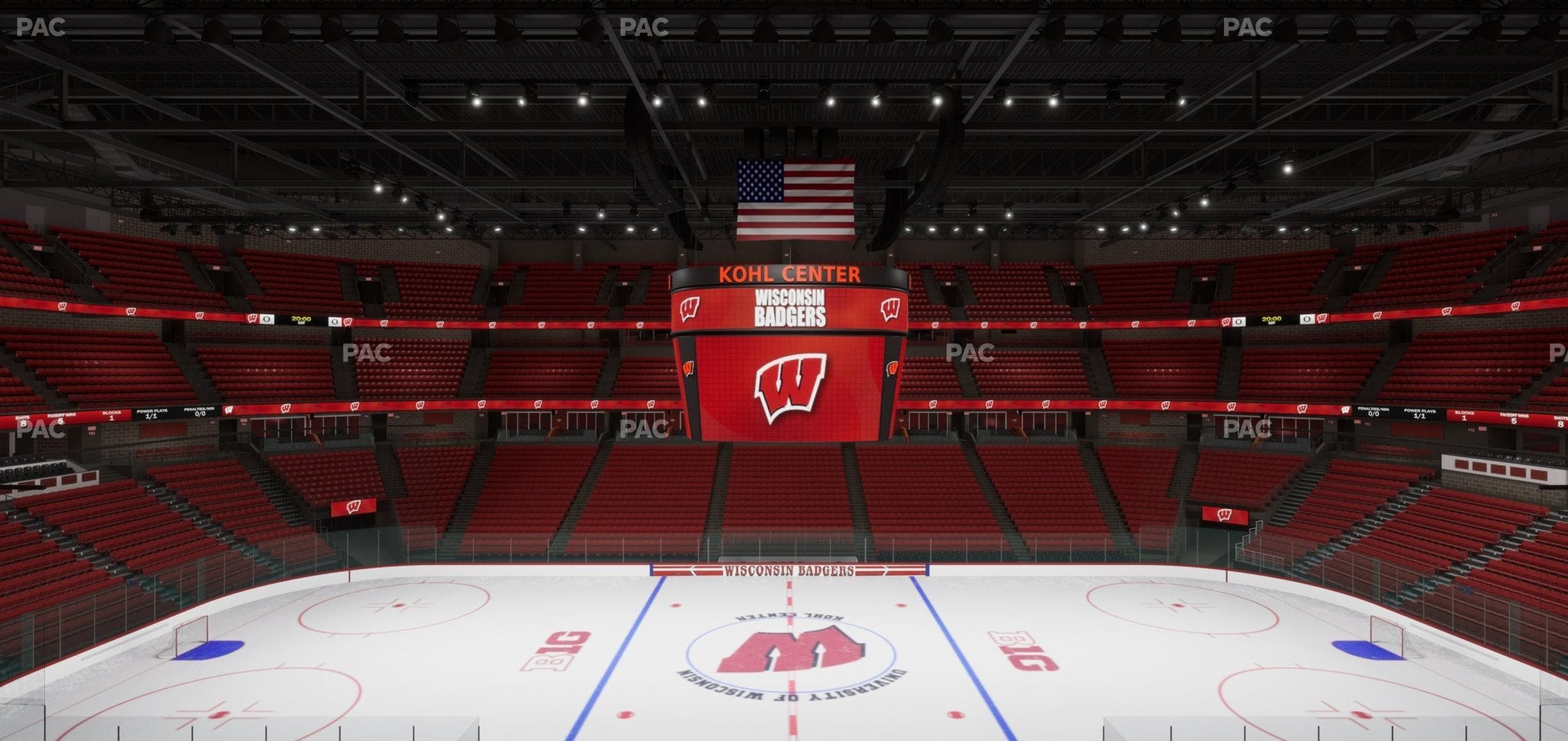 Kohl Center - Section 222 Seat View