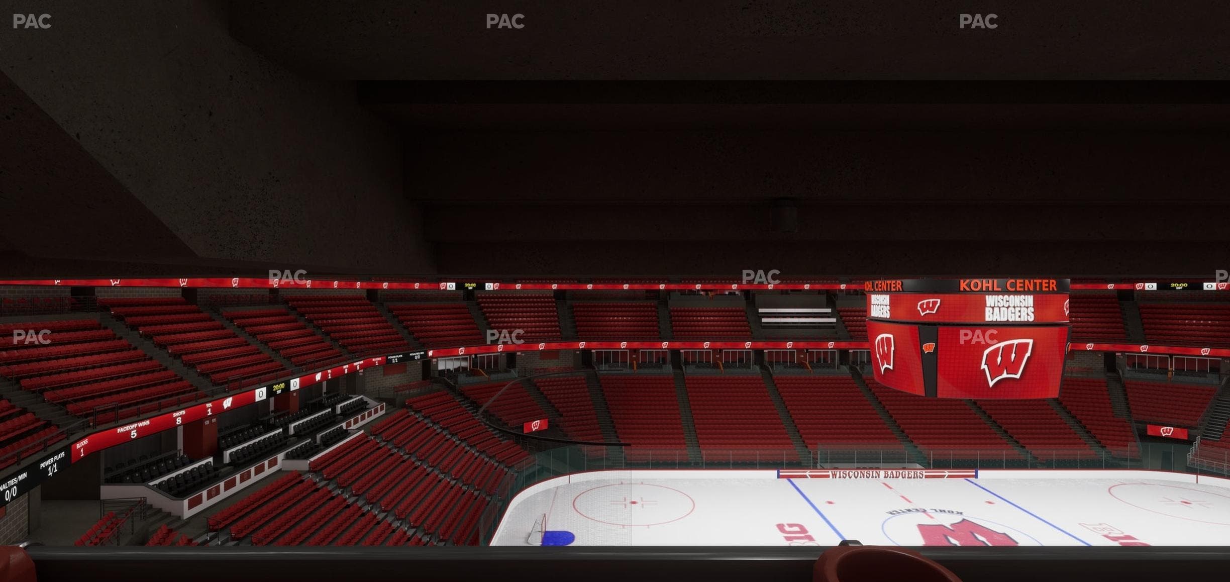 Kohl Center - Section 224 Wc Seat View
