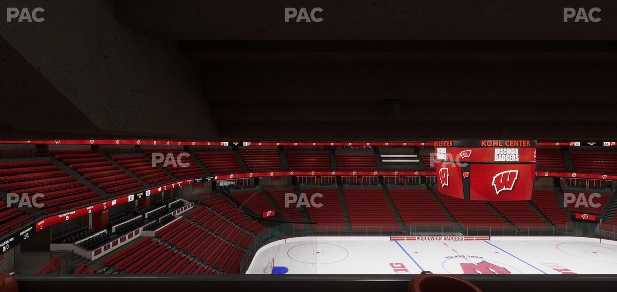Kohl Center - Section 224 Wc Seat View