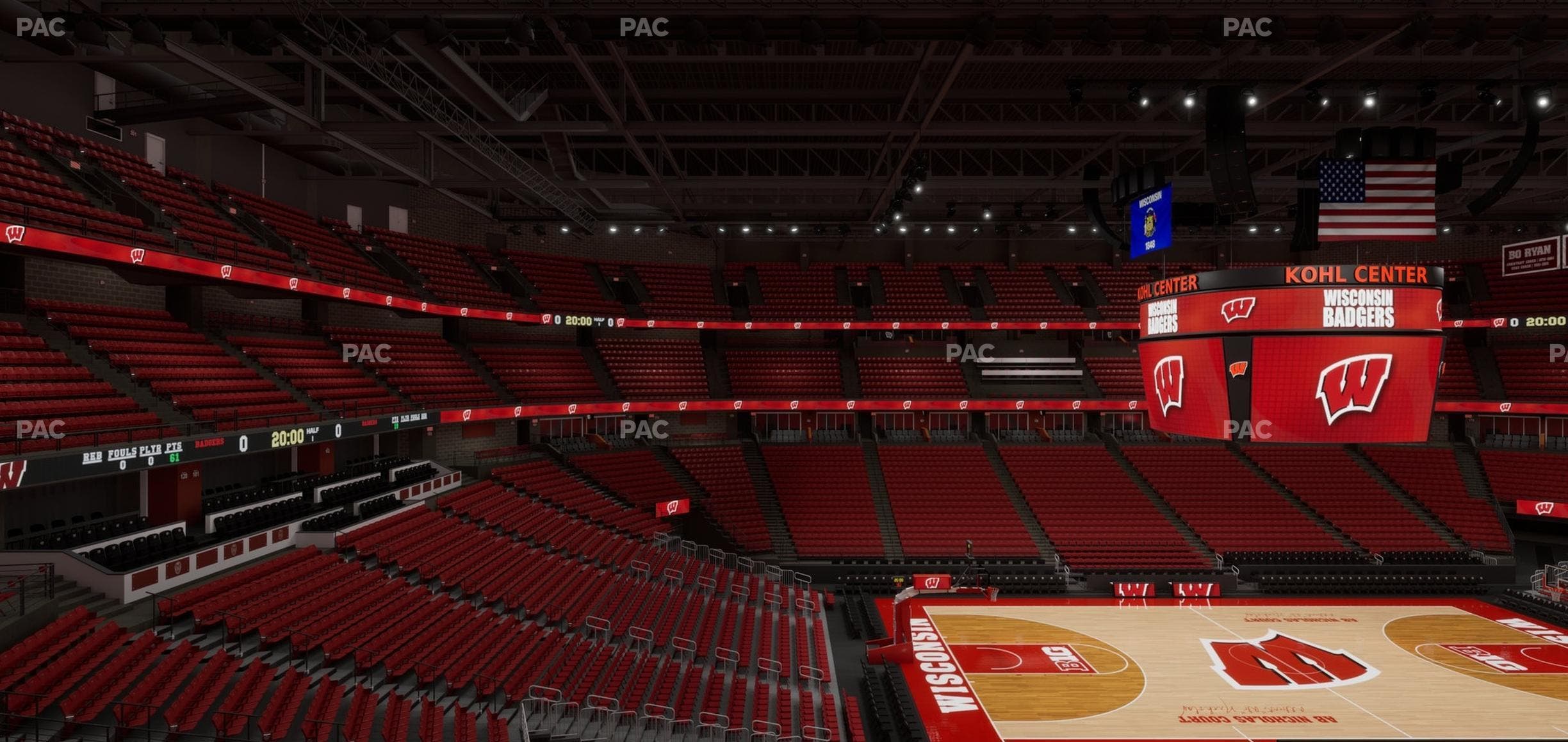 Kohl Center - Section 224 Seat View