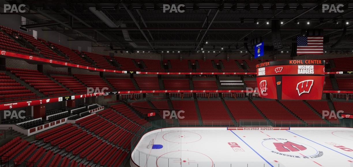 Kohl Center - Section 224 Seat View