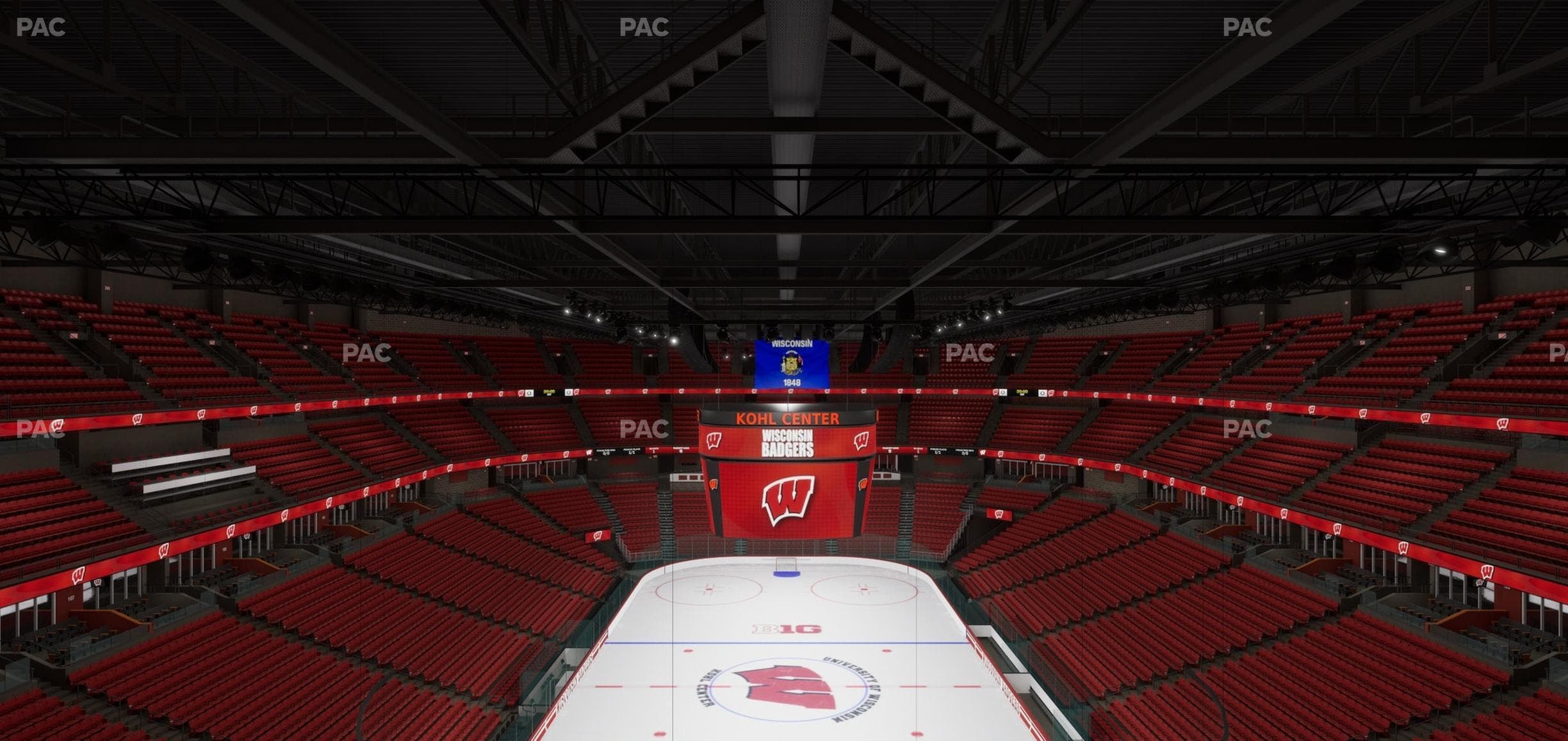 Kohl Center - Section 301 Seat View