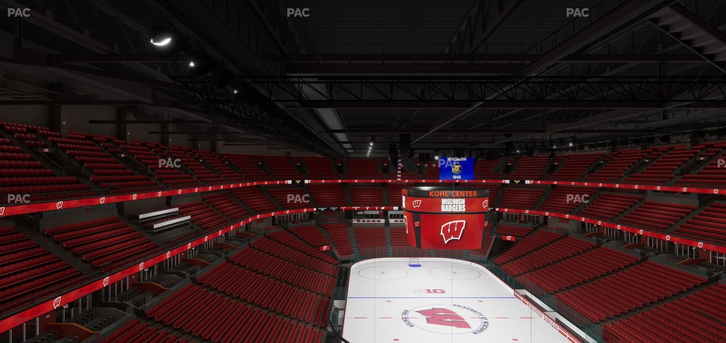 Kohl Center - Section 302 Seat View