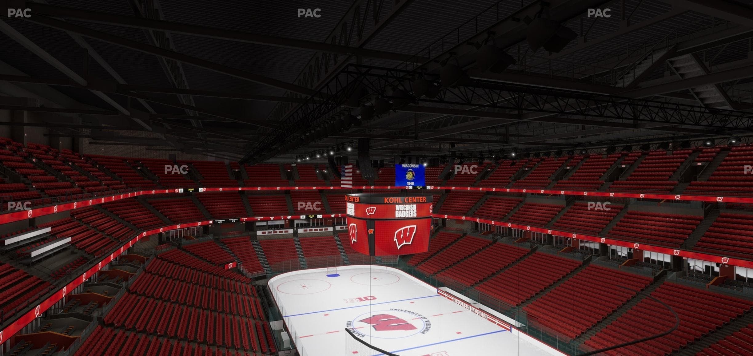 Kohl Center - Section 303 Seat View