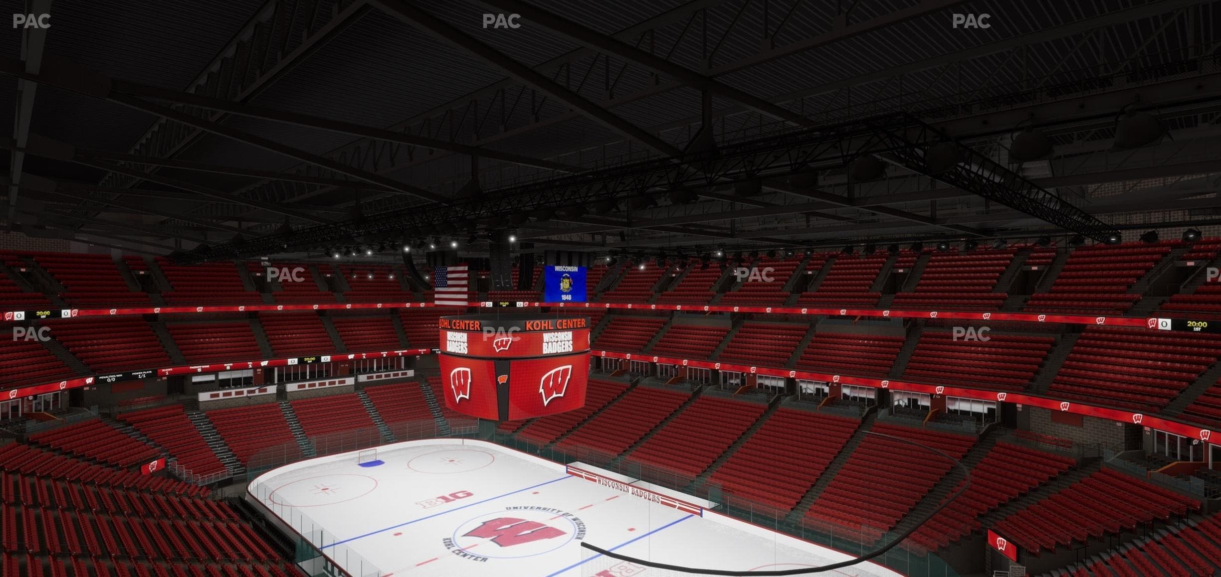 Kohl Center - Section 304 Seat View