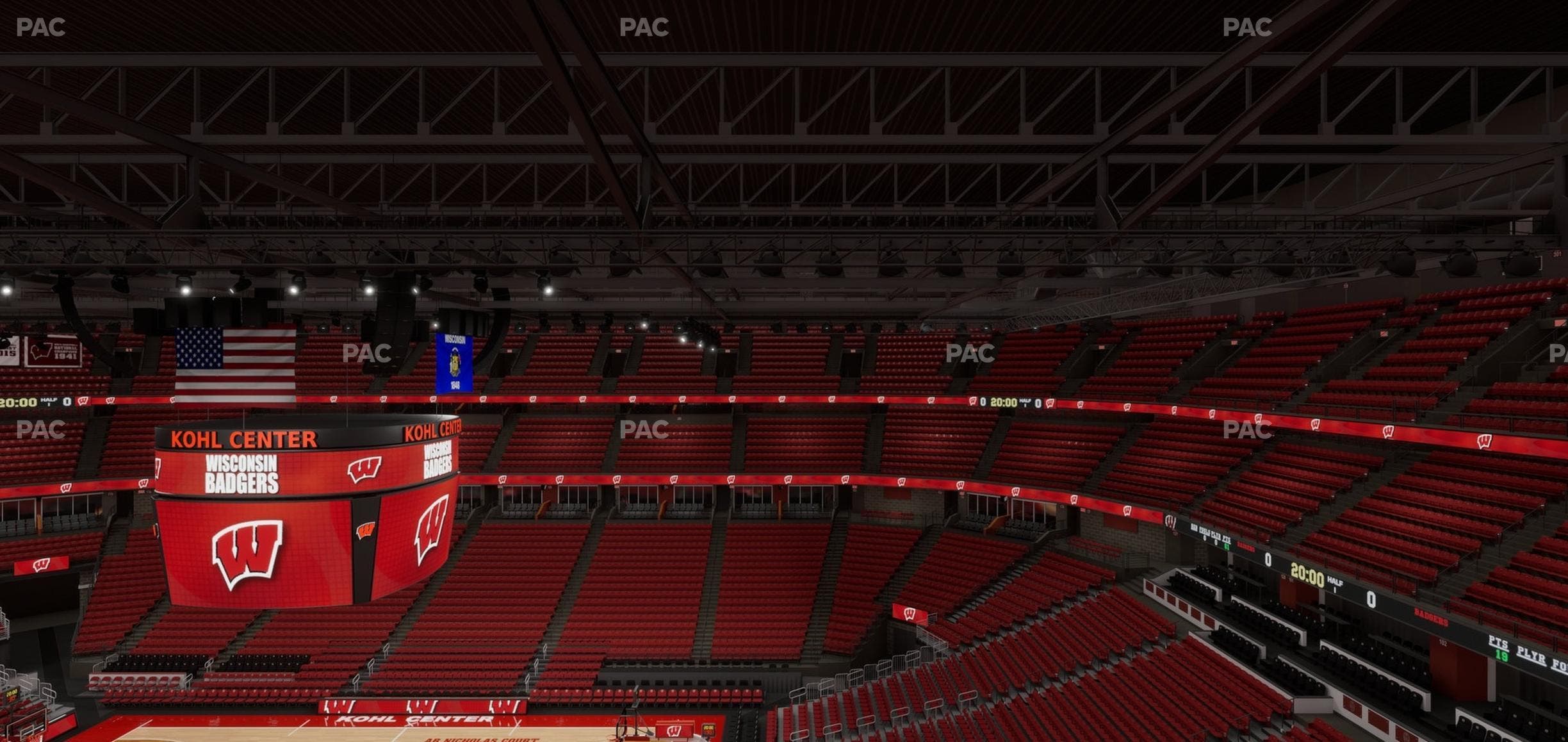 Kohl Center - Section 306 Seat View