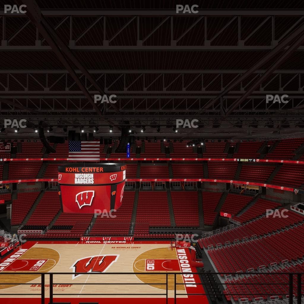 Kohl Center - Section 307 Seat View