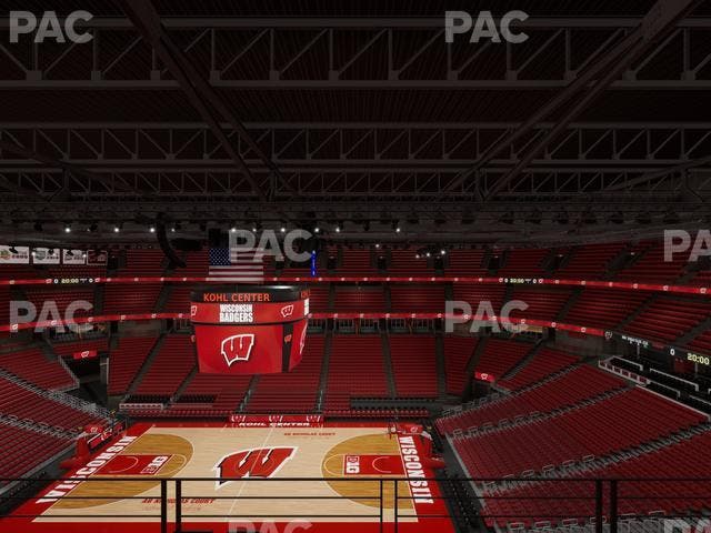 Kohl Center - Section 307 Seat View