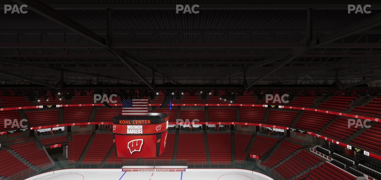Kohl Center - Section 307 Seat View