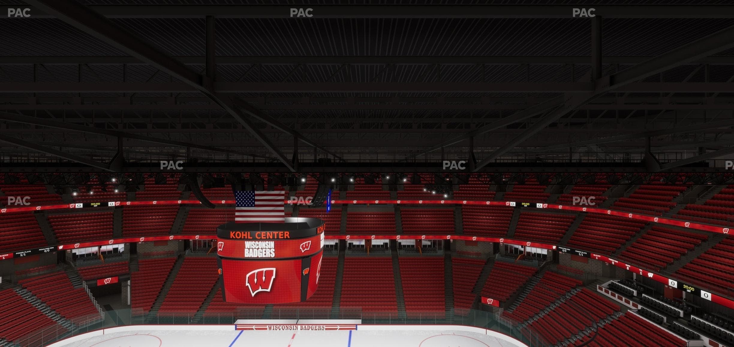 Kohl Center - Section 307 Seat View
