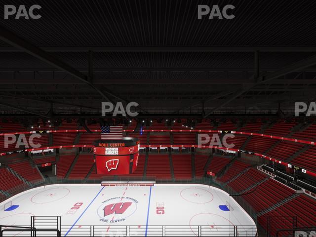 Kohl Center - Section 307 Seat View