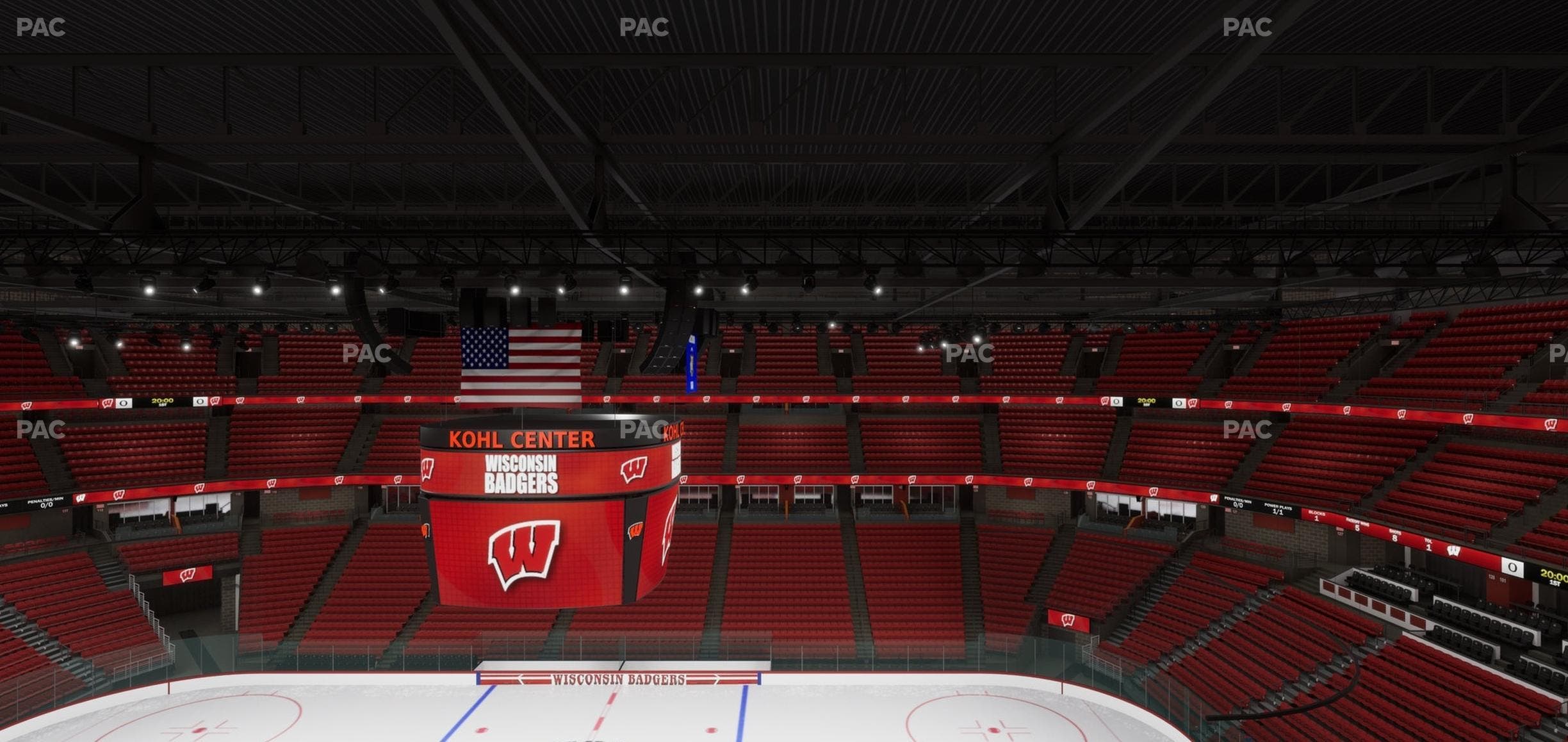 Kohl Center - Section 307 Seat View
