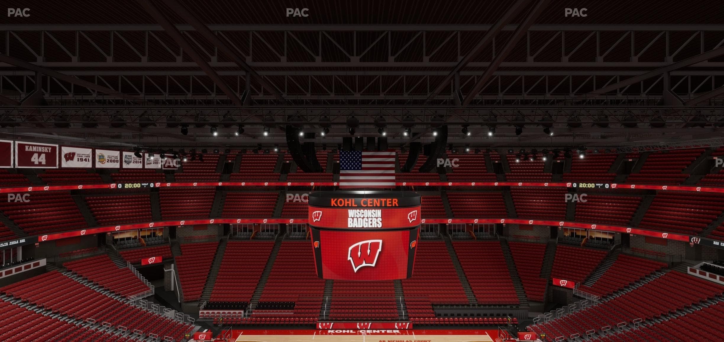 Kohl Center - Section 308 Seat View