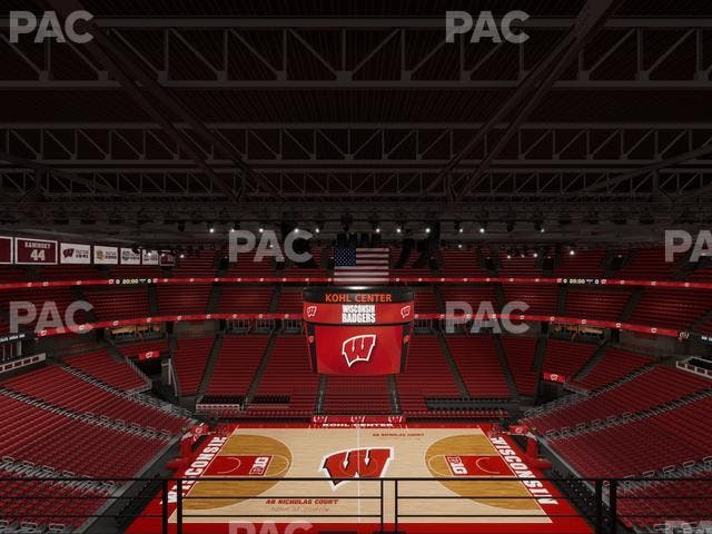 Kohl Center - Section 308 Seat View