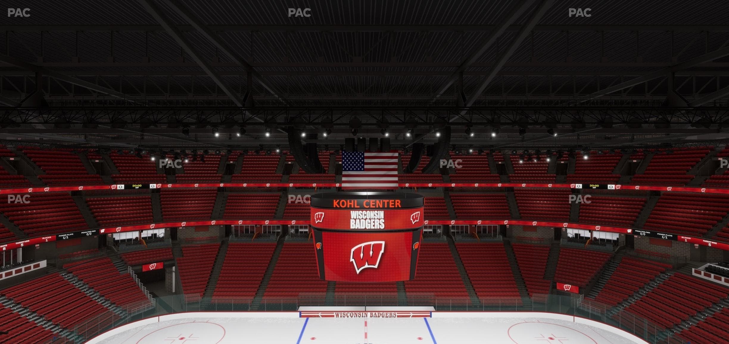 Kohl Center - Section 308 Seat View
