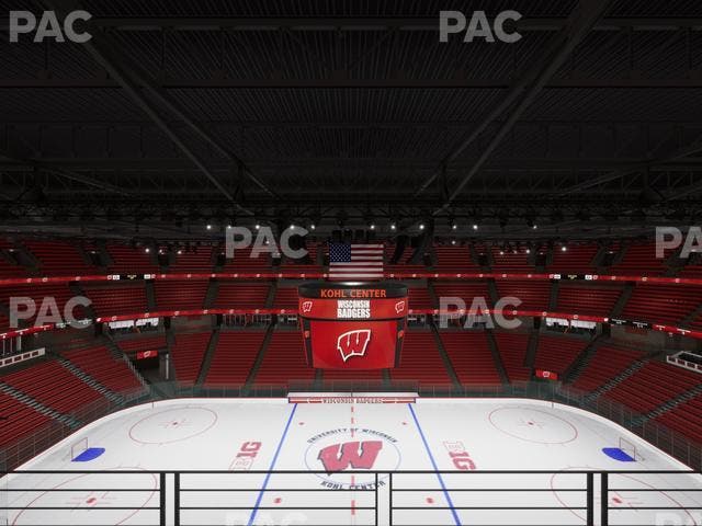 Kohl Center - Section 308 Seat View