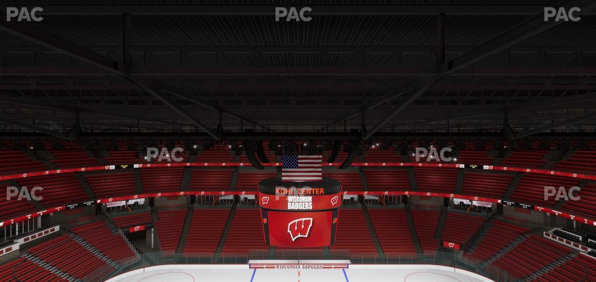 Kohl Center - Section 308 Seat View