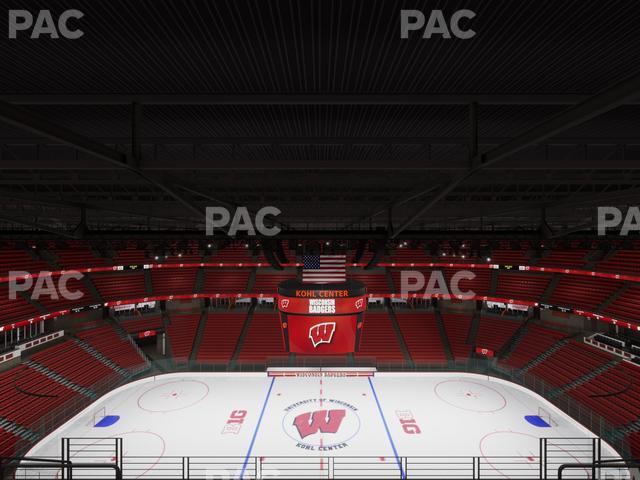 Kohl Center - Section 308 Seat View