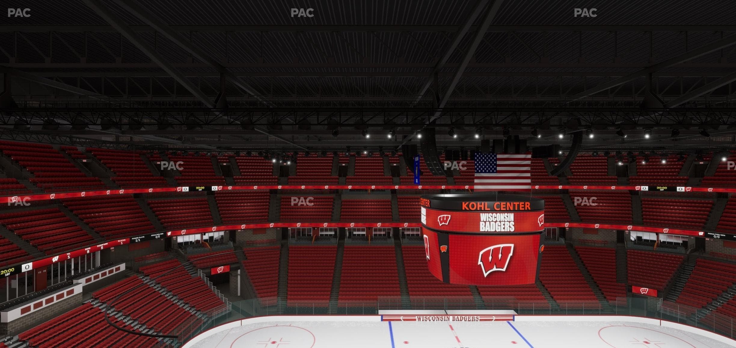 Kohl Center - Section 309 Seat View