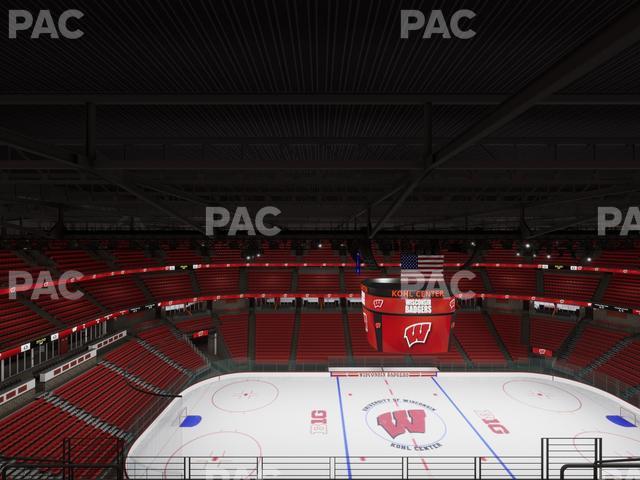 Kohl Center - Section 309 Seat View