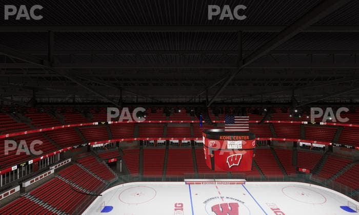 Kohl Center - Section 309 Seat View