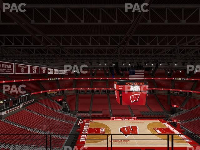 Kohl Center - Section 309 Seat View