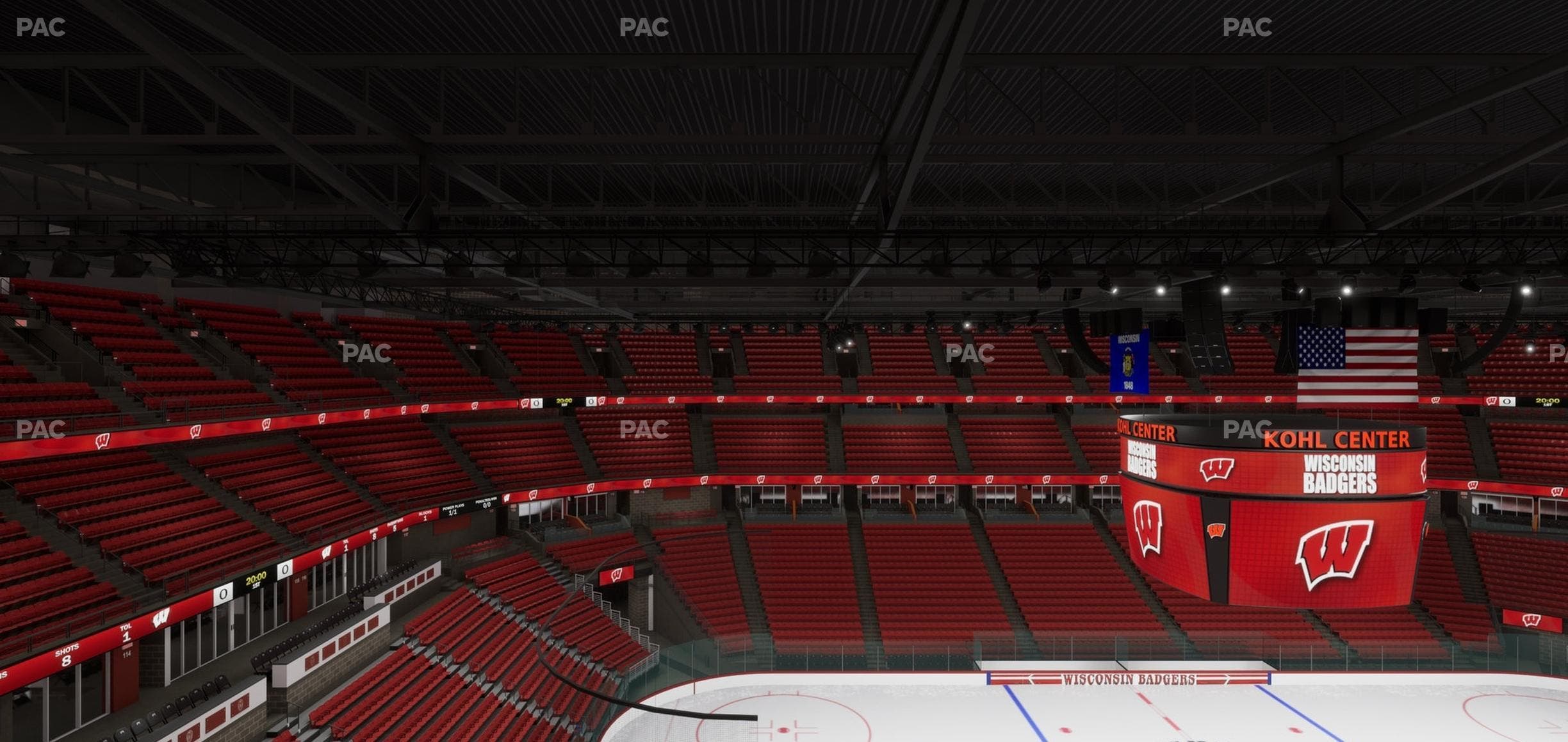 Kohl Center - Section 310 Seat View