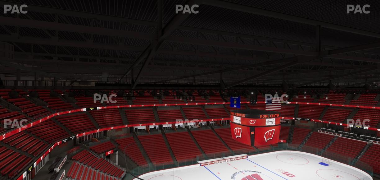 Kohl Center - Section 311 Seat View