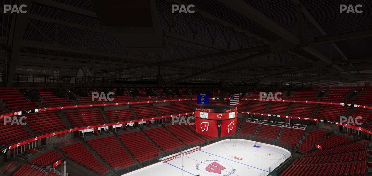 Kohl Center - Section 312 Seat View