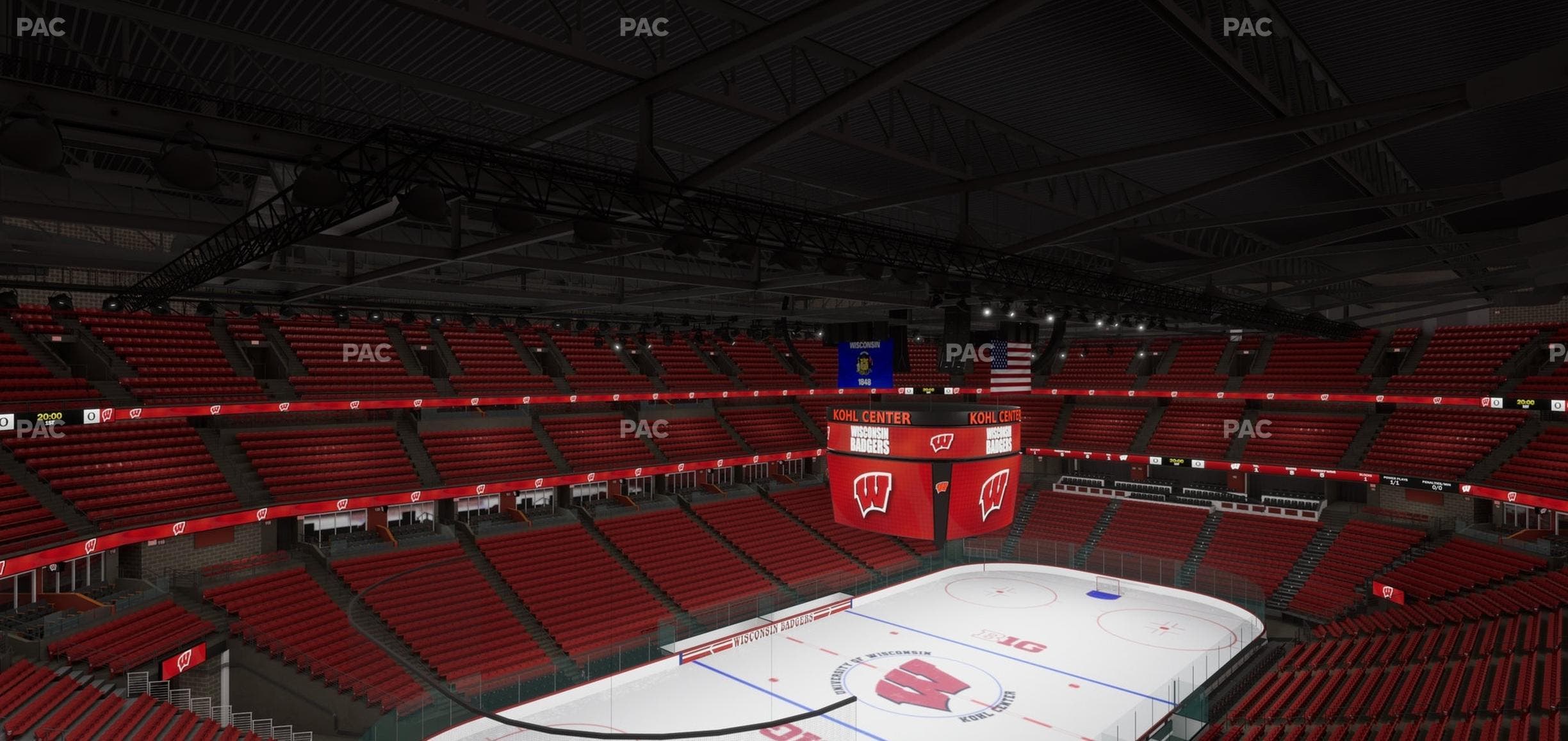 Kohl Center - Section 312 Seat View