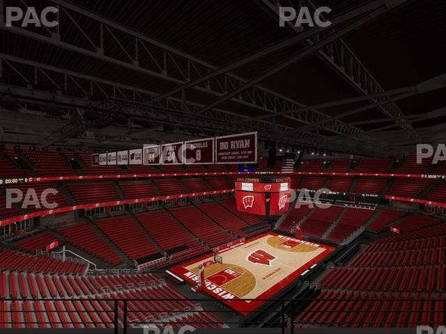 Kohl Center - Section 312 Seat View