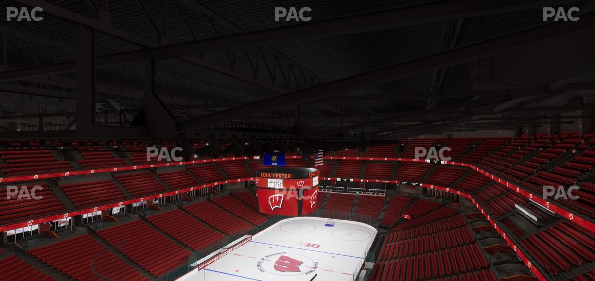 Kohl Center - Section 313 Seat View