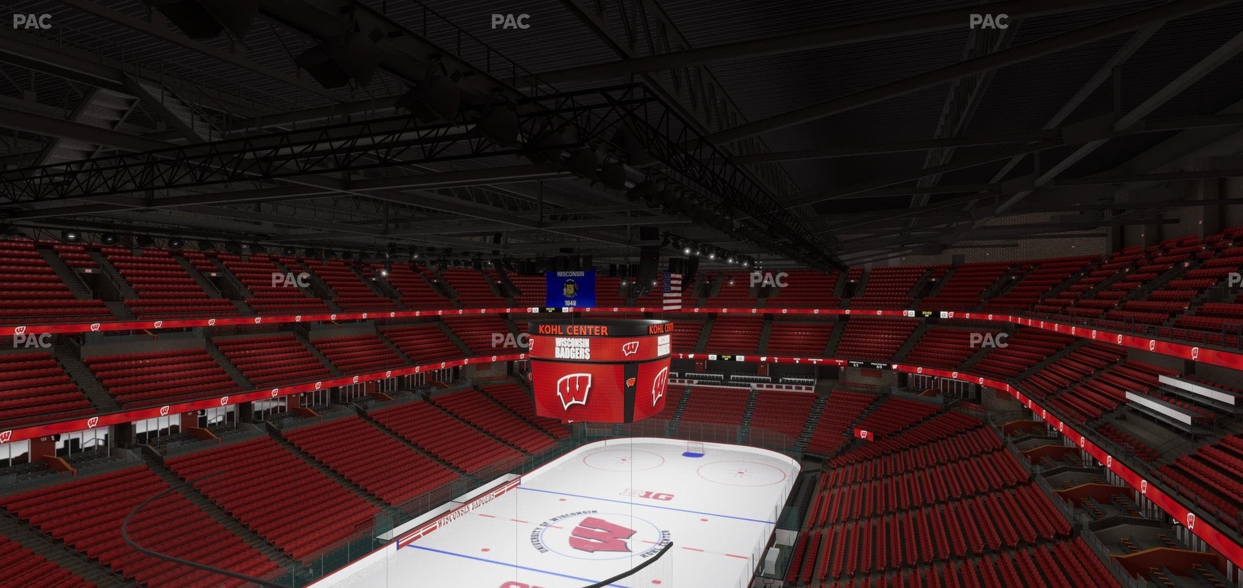 Kohl Center - Section 313 Seat View