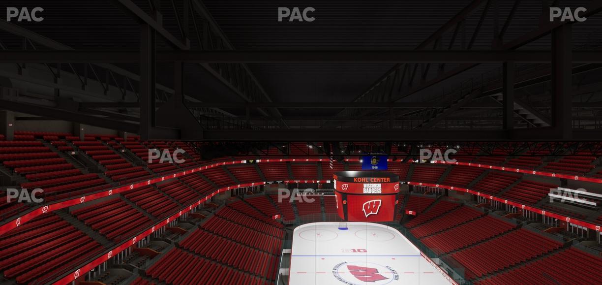 Kohl Center - Section 316 Seat View