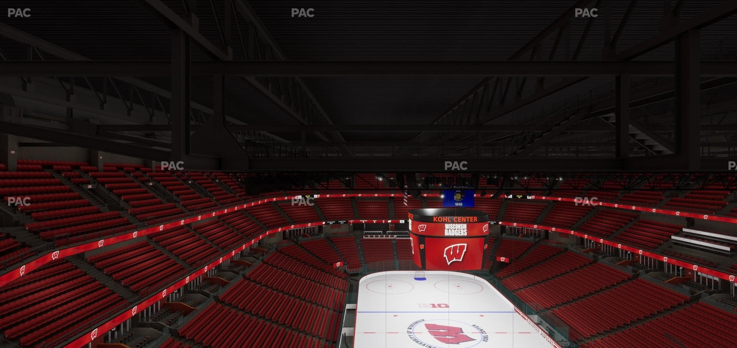 Kohl Center - Section 316 Seat View