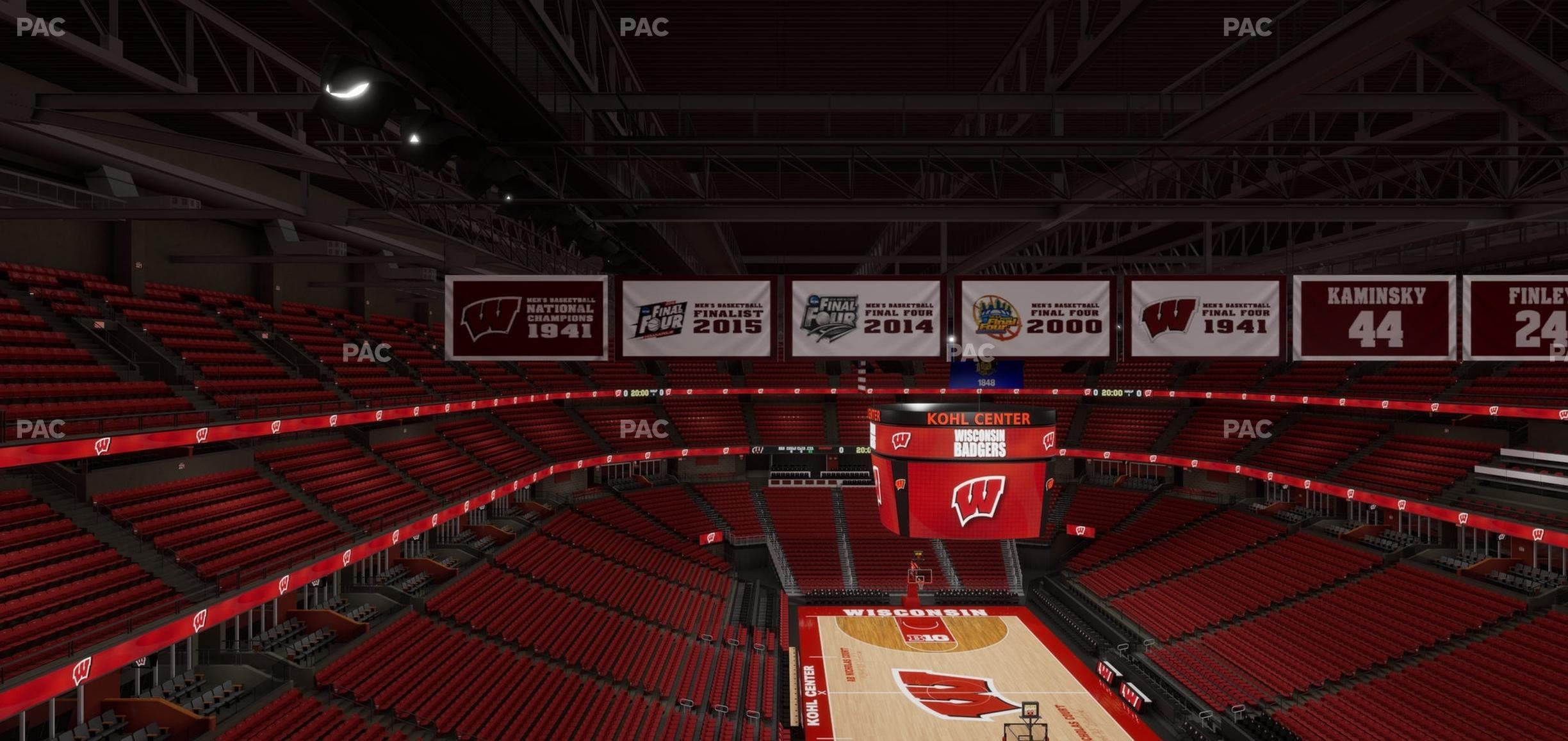 Kohl Center - Section 316 Seat View