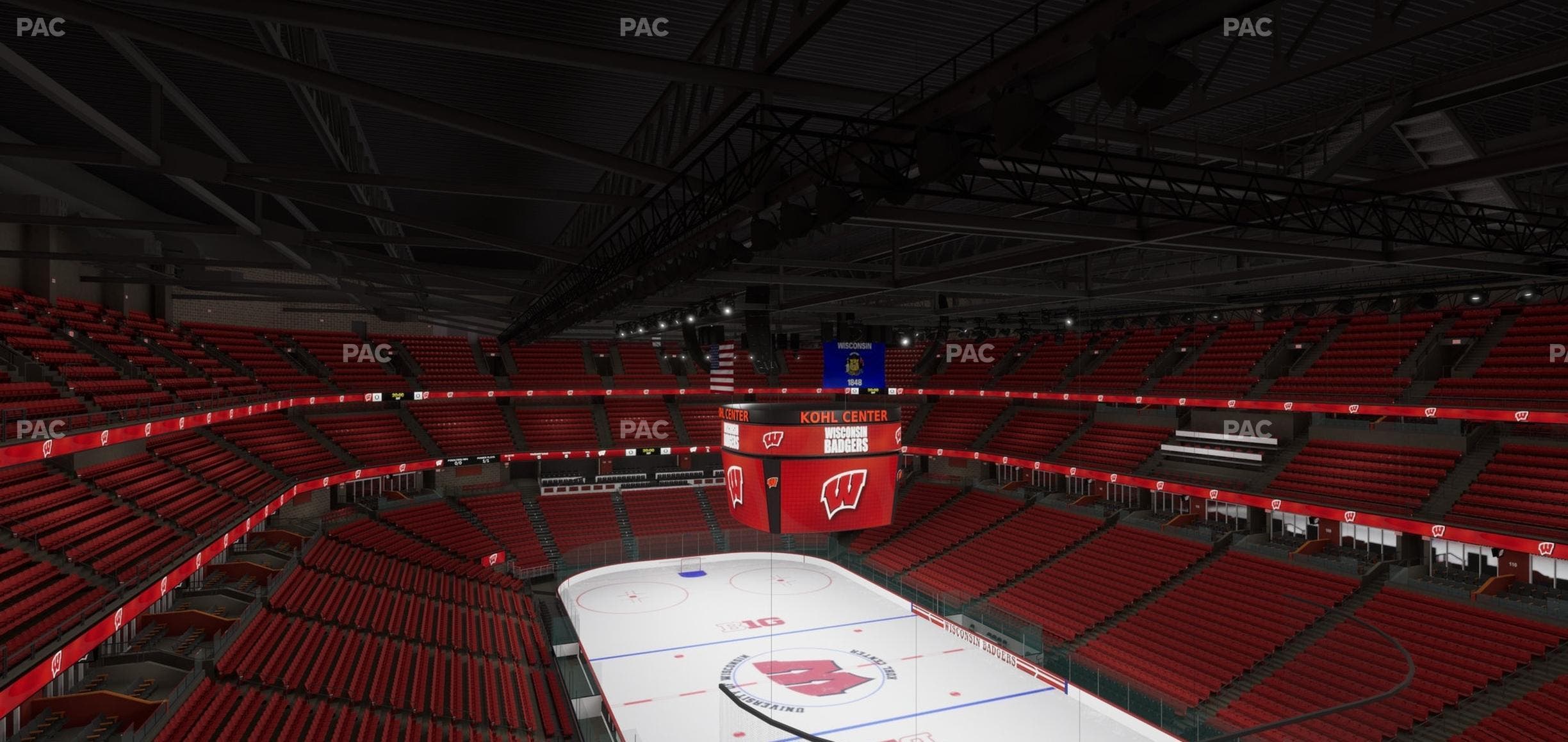 Kohl Center - Section 317 Seat View