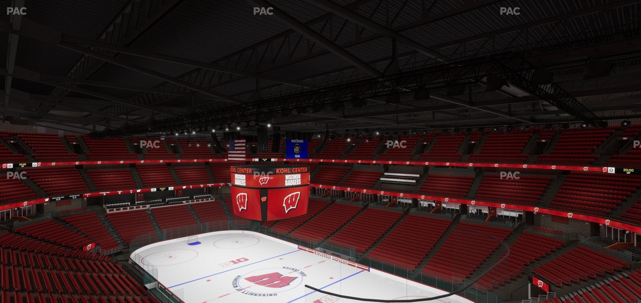 Kohl Center - Section 318 Seat View