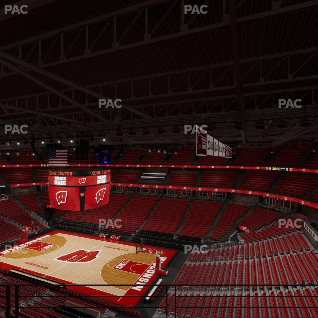Kohl Center - Section 319 Seat View
