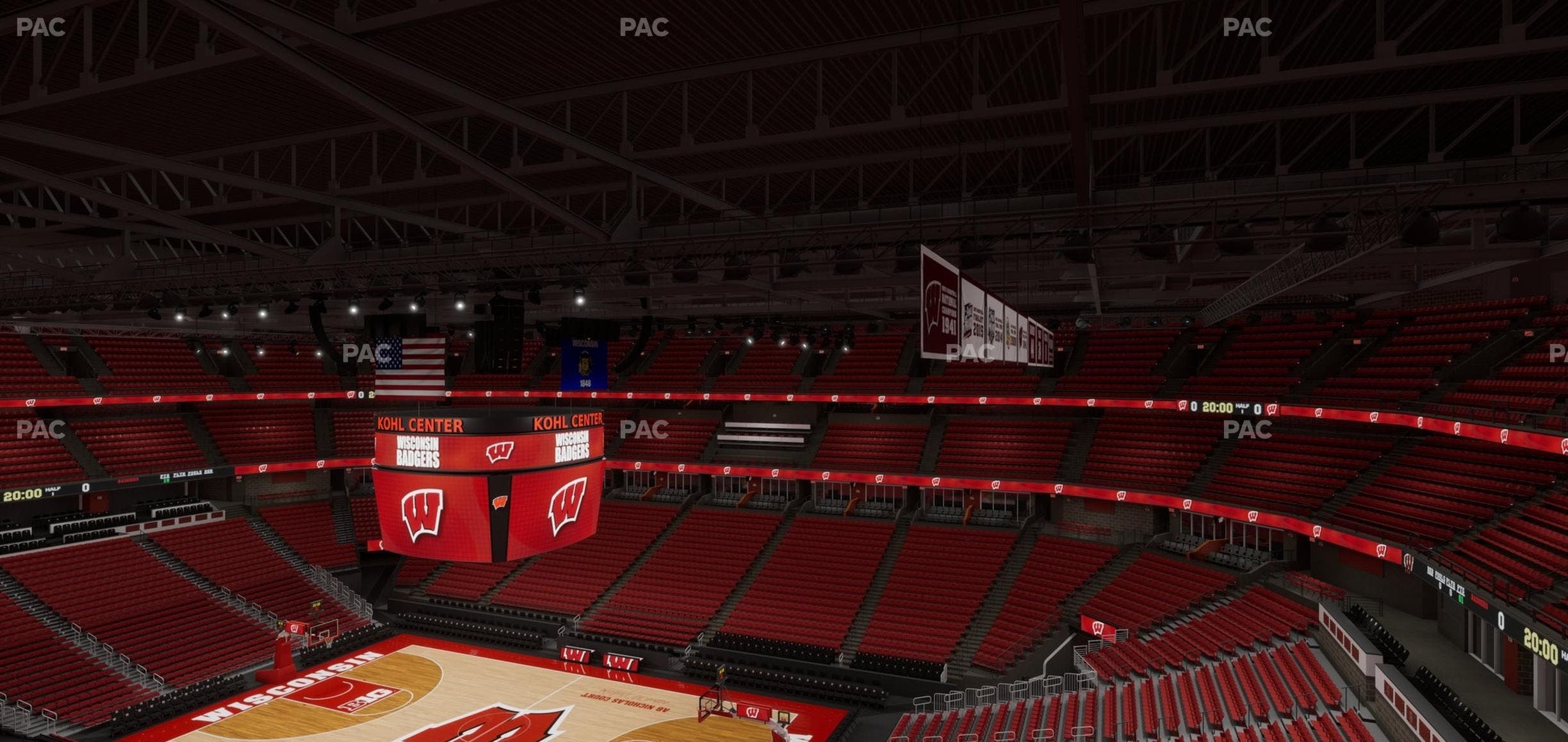 Kohl Center - Section 319 Seat View