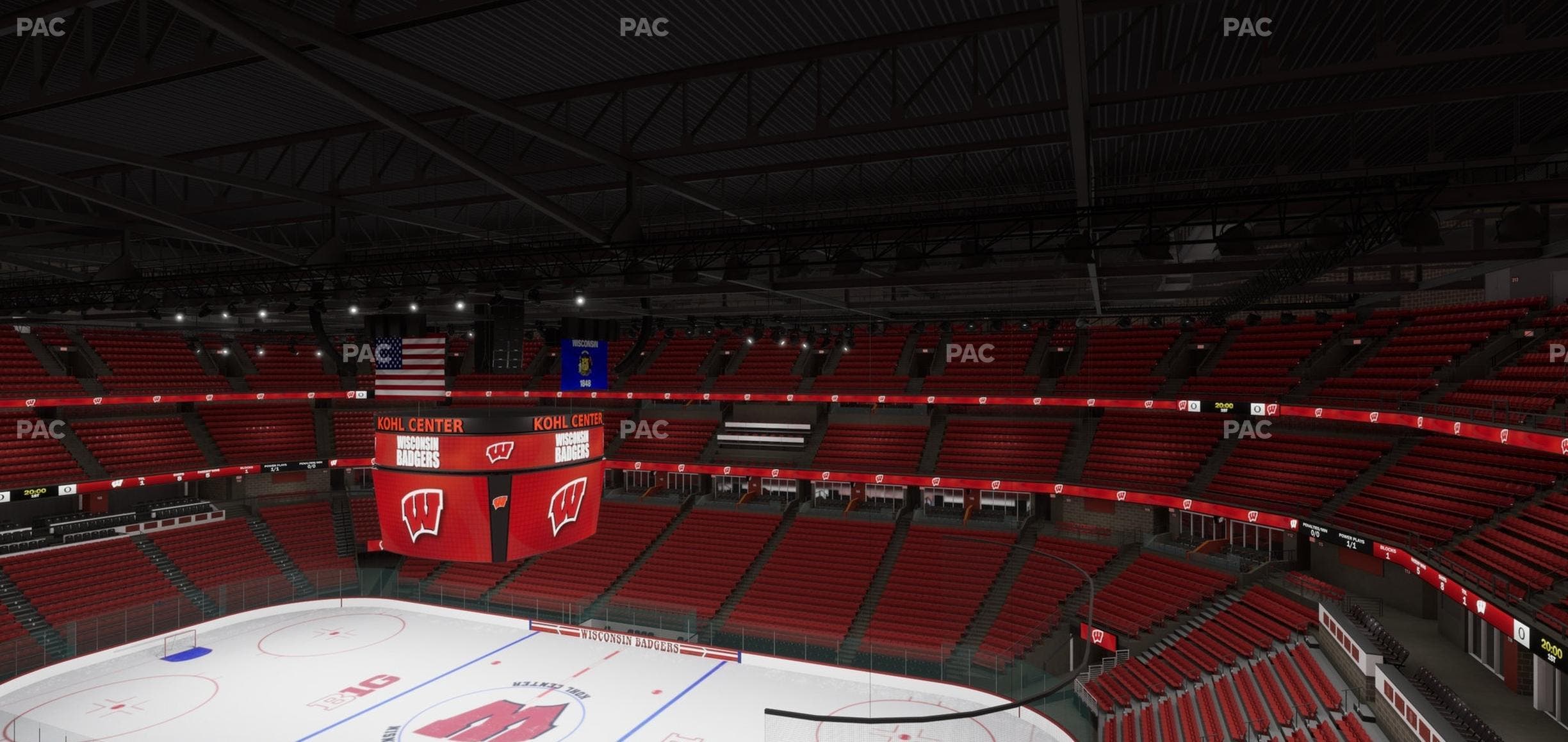 Kohl Center - Section 319 Seat View