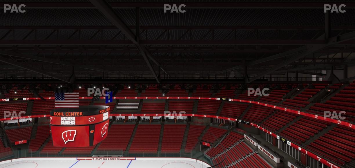 Kohl Center - Section 320 Seat View