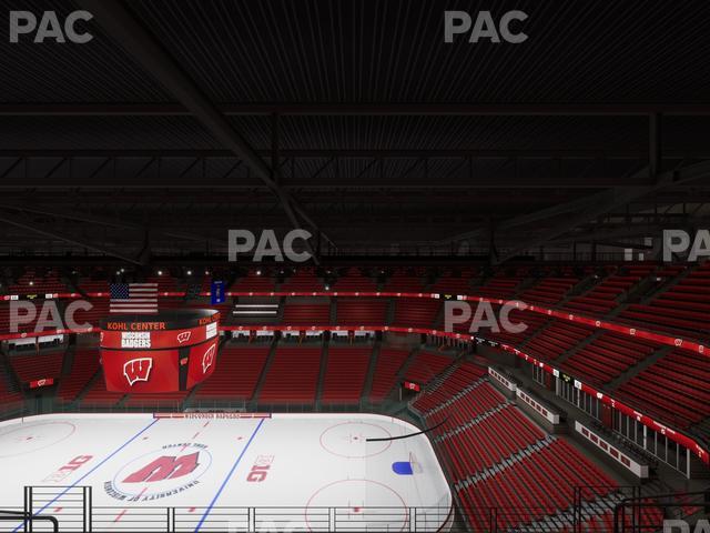 Kohl Center - Section 320 Seat View