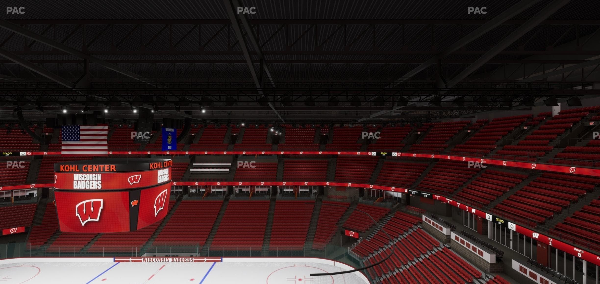 Kohl Center - Section 320 Seat View