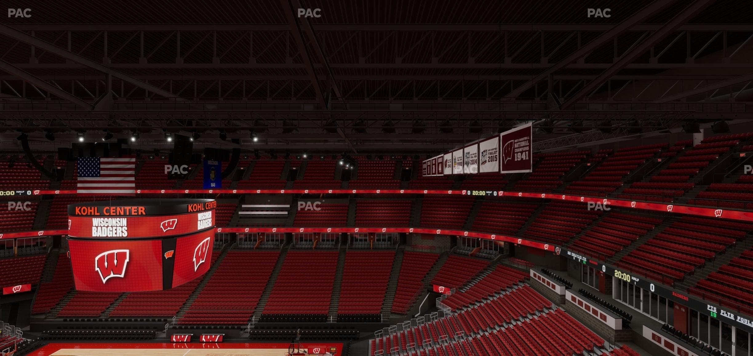 Kohl Center - Section 320 Seat View