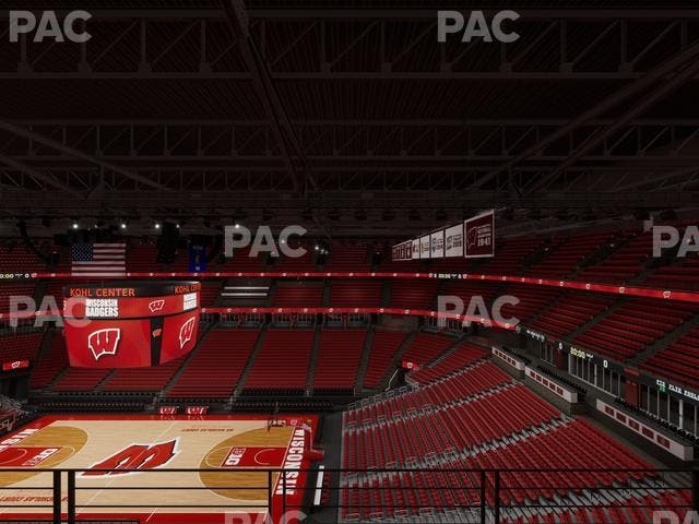 Kohl Center - Section 320 Seat View