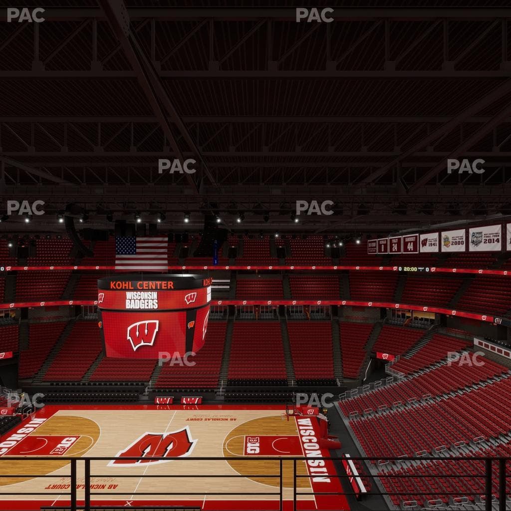 Kohl Center - Section 321 Seat View