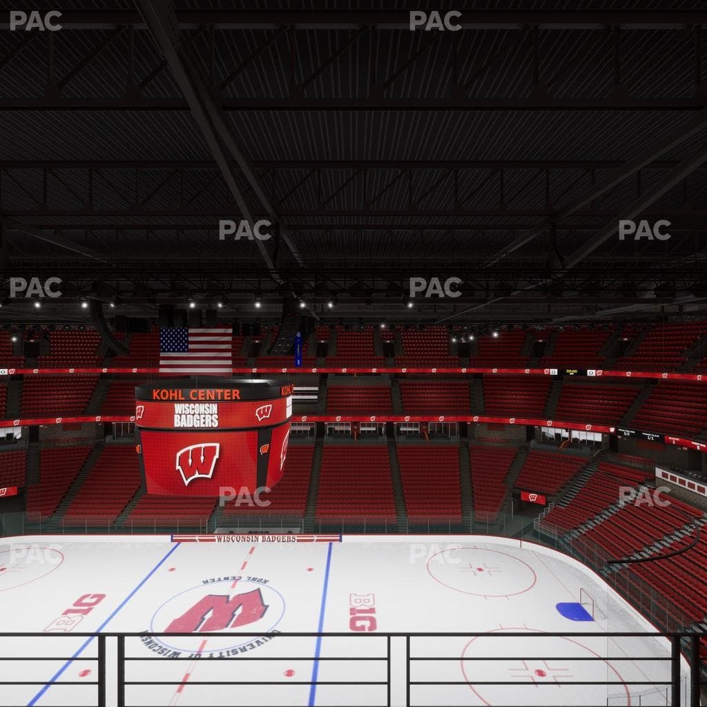 Kohl Center - Section 321 Seat View
