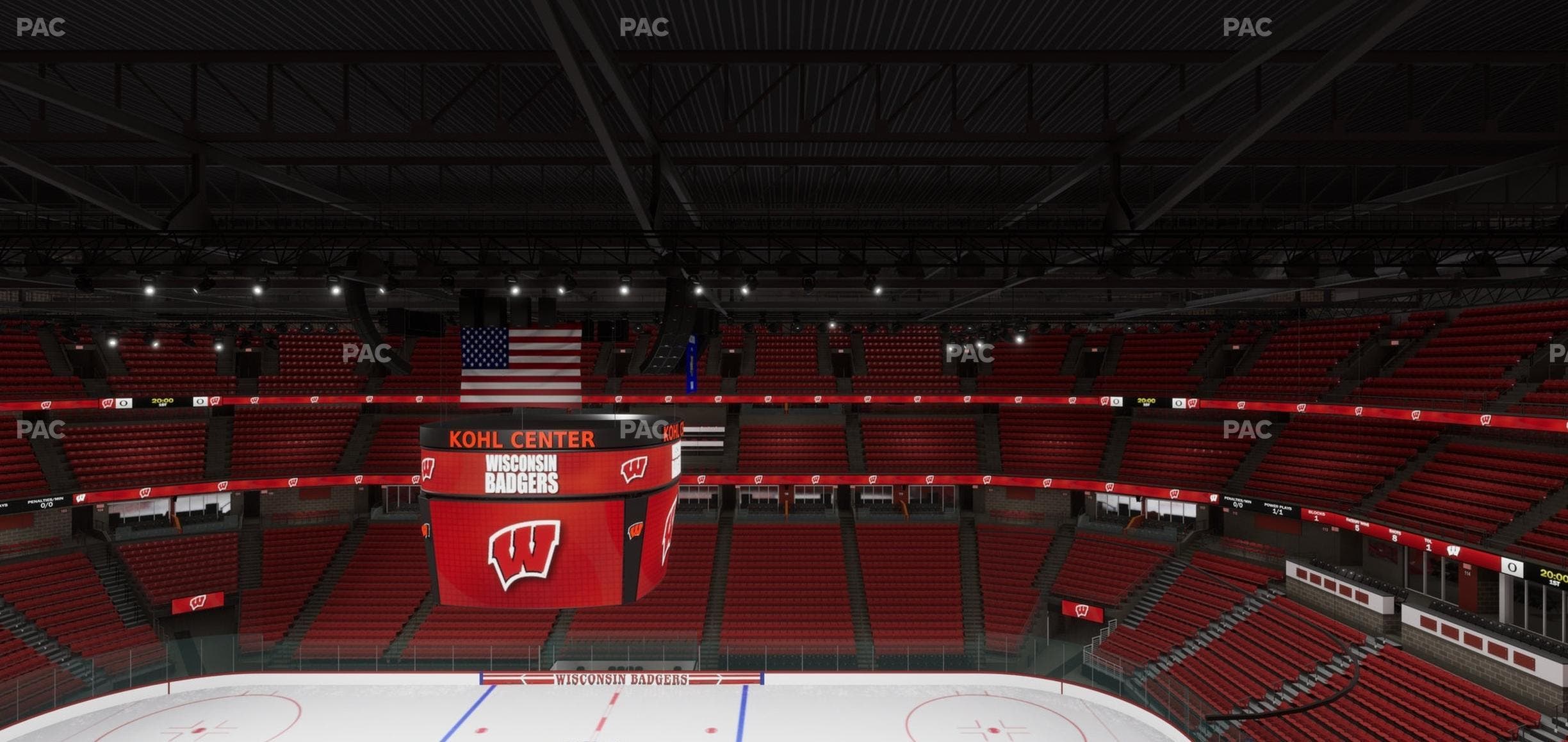 Kohl Center - Section 321 Seat View