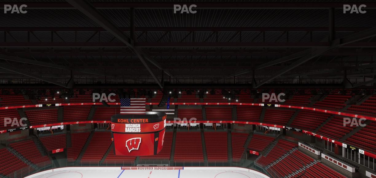 Kohl Center - Section 321 Seat View